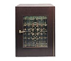 Vinotemp 100WCB Wine Cellar Cabinet with Beveled Treble Glass Door
