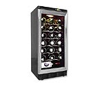 Vinotemp VT-32SB 32-Bottle Built-in Wine Cooler - Black/SS Door
