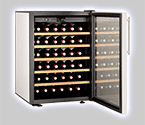 Photo of Dometic Silent Wine Cellar CS52DVS - Silver Cabinet/Aluminum Door Frame