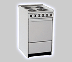 Summit WEM115R 20 Inch Slide-in Electric Ranges - White
