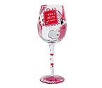 Who Needs a Man? Wine Glass by Lolita Love My Wine Stemware Collection