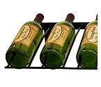 WS-PR-K - 9 Bottle Vintage View Presentation Wine Rack - Black Satin Finish