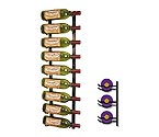 VintageView WS3 Series 3' Wall Mounted 9 Bottle Wine Racks