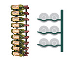 WS32-G - 18 Bottle Vintage View Wine Rack - Wine Bottle Green Finish