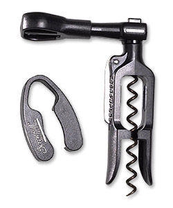 Photo of Screwpull Classic Pocket Model Corkscrew & Foilcutter Gift Set - Frosted Black
