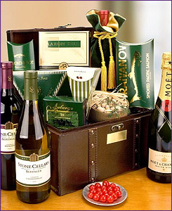Photo of The VIP Treatment Wine Gift Basket