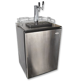 Photo of Haier HBF05EBSS Kegerator with Stainless Steel Door.