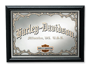 Photo of Harley-Davidson Nostalgic Scroll Mirror