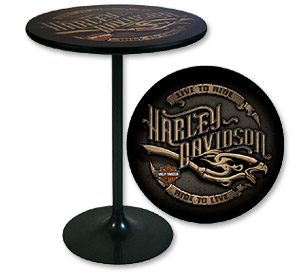 Photo of Harley-Davidson Eagle Pipes Caf� Table