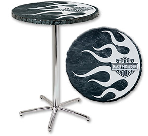 Photo of Harley-Davidson Metallic Flames Caf� Table