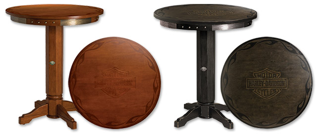 Photo of Harley-Davidson Bar & Shield Flames Pub Tables