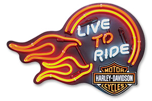 Photo of Harley-Davidson Live to Ride Neon Sign