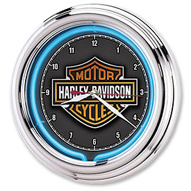 harley davidson clock figure