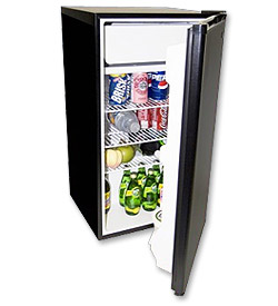 Haierblack Refrigerator on Haier 3 9 Cu  Ft  Refrigerator Freezer Black   Appliances In