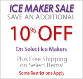 Ice Makers 10%