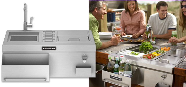 Photo of KitchenAid KBFU271TSS Outdoor Built-in Refreshment Center