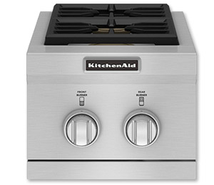 Photo of KitchenAid KBZU122TSS Built-in Front-to-Back Double Side Burner