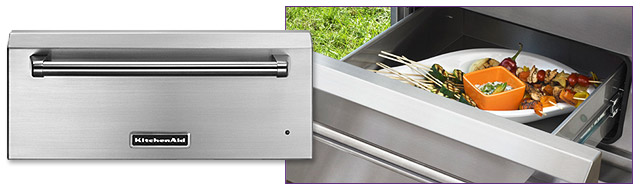 Photo of KitchenAid KEWS145SPA Architect Series II Built-in Warming Drawer