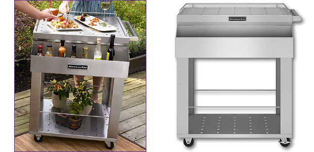 Photo of KitchenAid KFBU271TSS Outdoor Serving Cart