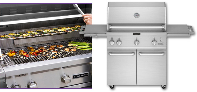 Photo of KitchenAid KFRS361TSS 36-inch Freestanding Outdoor Gas Grill