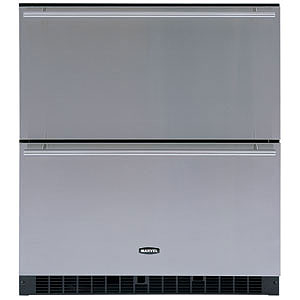 Photo of *000 - Sentry Digital Drawer Refrigerator - White/Custom Overlay Door