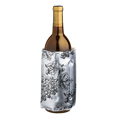 Wine Chill Bottle Cooler - Grape Design