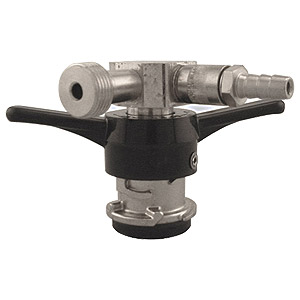 Photo of Low Profile D System Keg Coupler w/Pressure Relief Valve
