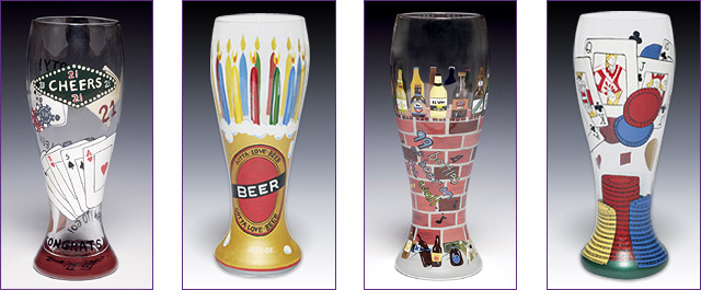 Gotta Love Beer Pilsner Glass Set