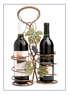 Photo of Autumn Concord 2 Bottle Wine Caddy