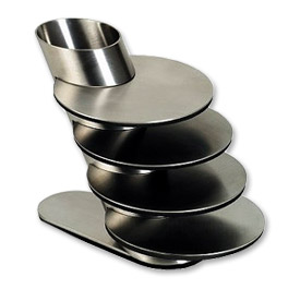 Photo of Oggi 5 PC Stainless Steel Coaster Set
