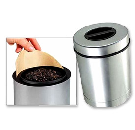 Photo of Oggi 7088 Airtight Stainless Steel 16-oz Coffee Canister