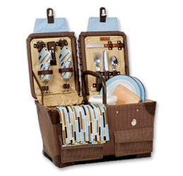 Photo of Pioneer Time Driftwood Picnic Basket