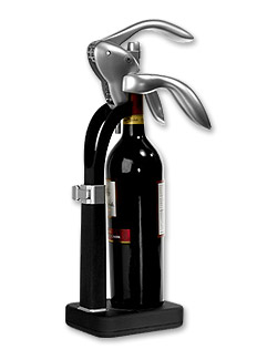 Photo of Metrokane Silver Houdini Corkscrew on a Stand