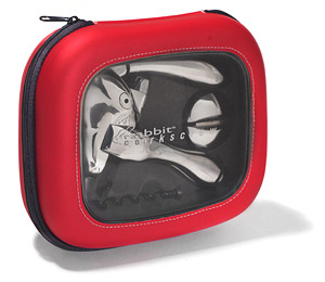 Photo of Metrokane 6080 Zippity Rabbit Sterling Lever-Style Corkscrew w/Zippered EVA Case