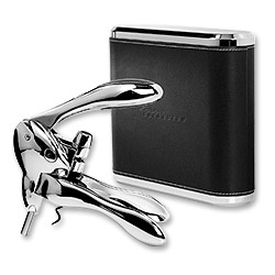 Photo of Metrokane VIP Rabbit Lever-Style Wine Opener - Black Leather