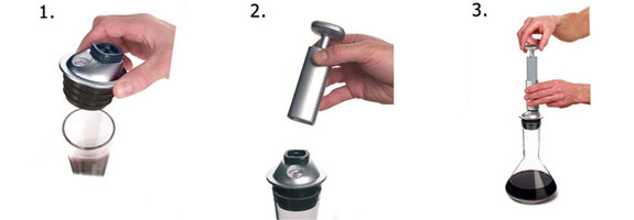 Metrokane V1 Vacuum Decanter