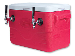 Photo of 28-Qt. Double Faucet Jockey Box Beer Dispenser