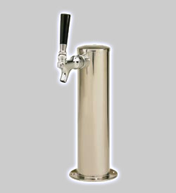 Photo of D4743TKR Polished Stainless Steel Glycol Cooled 1-Faucet Tower - 3