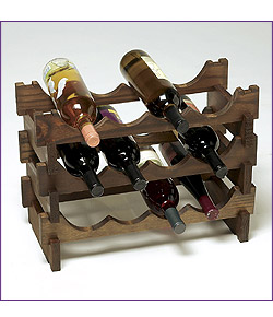 Photo of 72 Bottle Modular Wine Rack - Stained