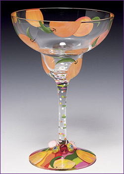 Photo of Lolita Love My Margarita Glass - Peach Margarita Glass