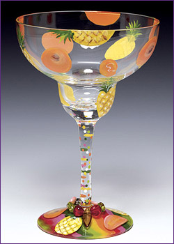 Photo of Lolita Love My Margarita Glass - Pineapple-Tangerine Margarita Glass