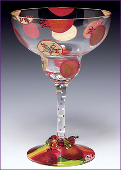 Photo of Lolita Love My Margarita Glass - Pomegranate Margarita Glass