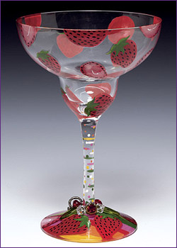 Photo of Lolita Love My Margarita Glass - Strawberry Margarita Glass