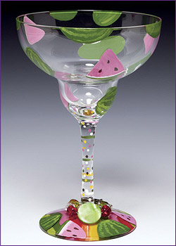 Photo of Lolita Love My Margarita Glass - Watermelon Margarita Glass