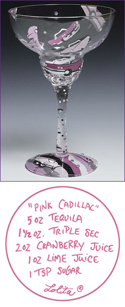 Photo of Lolita Love My Margarita Glass - Pink Cadillac