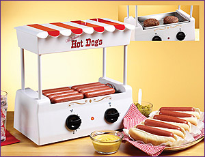 Photo of Nostalgia Electrics HDR-565 Old Fashioned Hot Dog Roller & Griddle