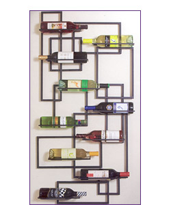 Photo of Mid-Century Wall Wine Rack
