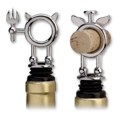 Photo of Saint & Sinner Wine Stoppers (Set of 2)