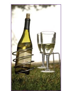 View Larger Image of Picnic Stemware Stake Set
