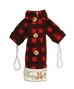 Photo of Winter Coat Wine Bottle Bag